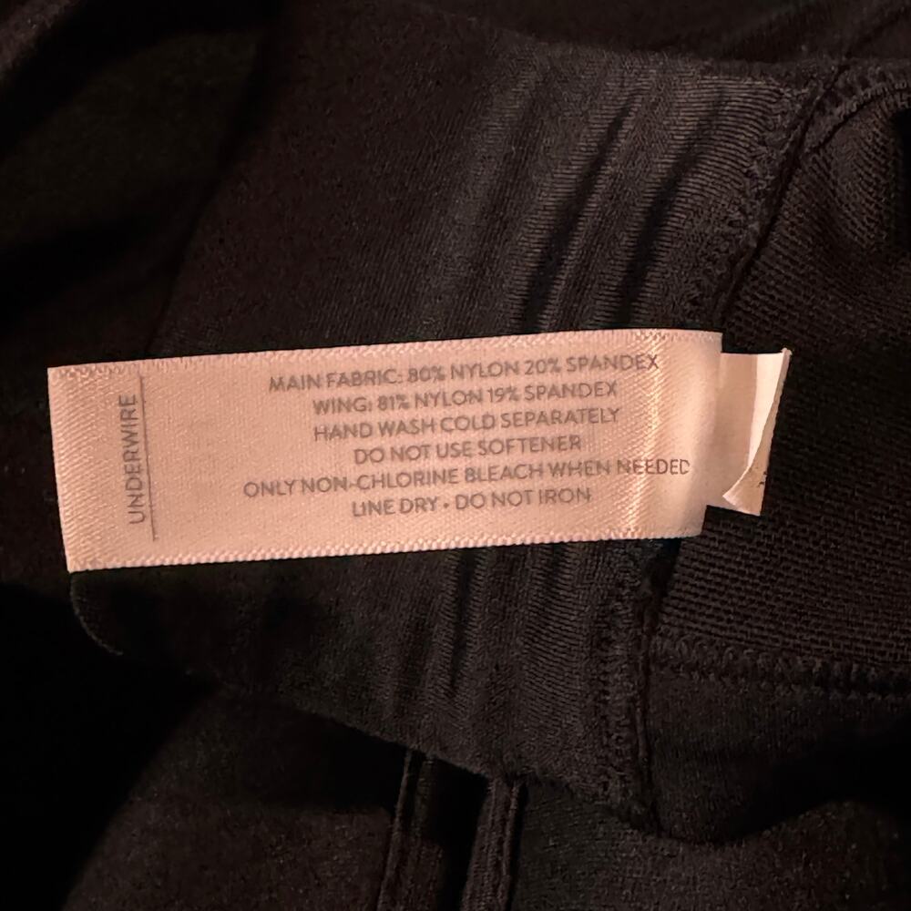 LIVI SZ 40H High-Impact Sports Bra Convertible Underwire Adjustable Molded Black - Picture 7 of 7